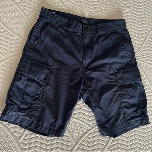 Navy Blue Cargo Shorts